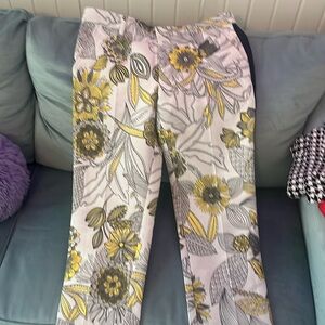 Size 34 Mr. Turk floral pants